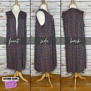 LuLaRoe Snake-print Sweater NWT XL Joy Vest